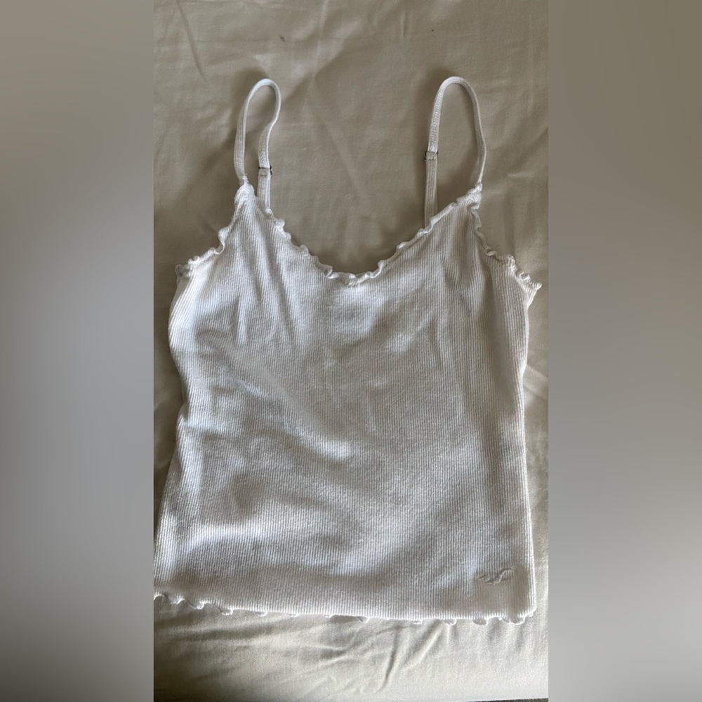 Hollister White Tank Top